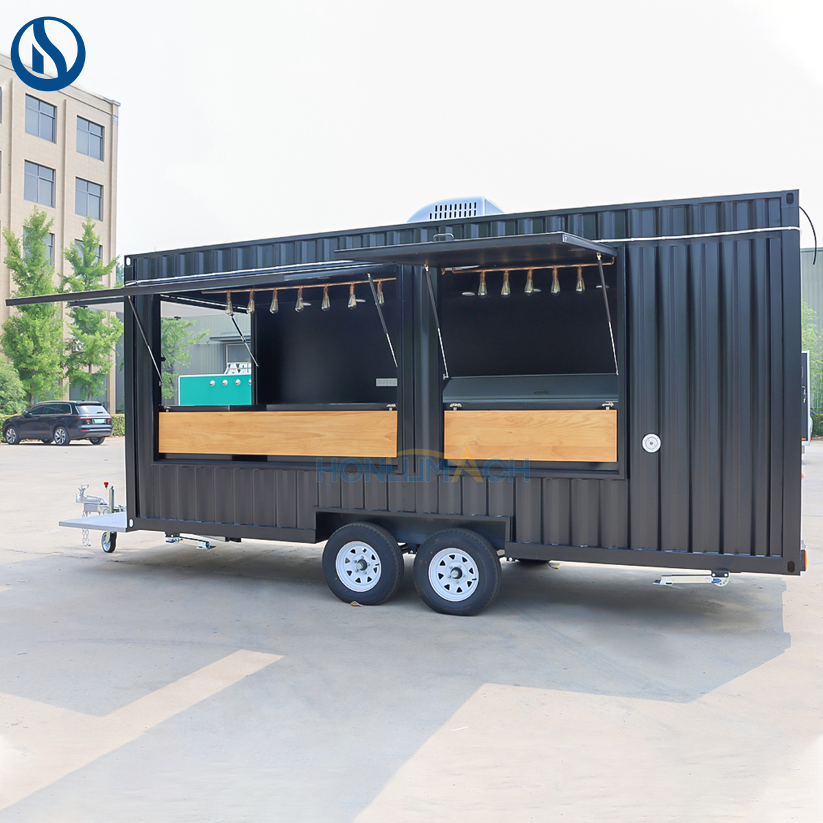19.6ft Custom Mobile Food Trailer for Sale – DOT & CE Certified, Fully Equipped, Built to U.S. Standards - 图片 3