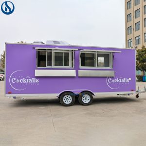 Ukraine Custom18ft Food Trailer for Sale – CE Certified Mobile Catering Trailer