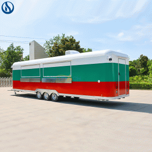29.5ft Mobile Food Truck for Sale in Serbia | Prilagođeni Food Truck sa CE Sertifikatom