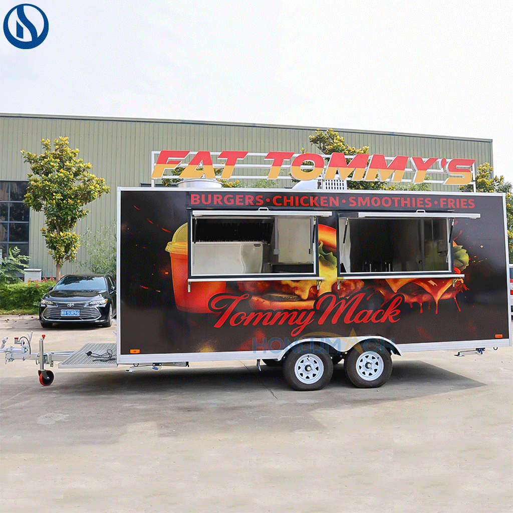 16.4ft Mobile Food Truck for Sale in North Macedonia - Image 2