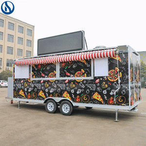 Luxembourg Custom18.7ft Food Trailer for Sale – CE Certified Mobile Catering Trailer