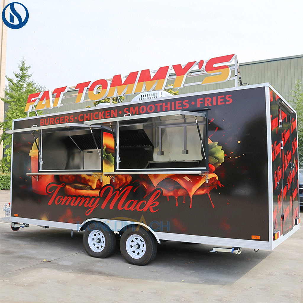16.4ft Mobile Food Truck for Sale in North Macedonia - Image 3