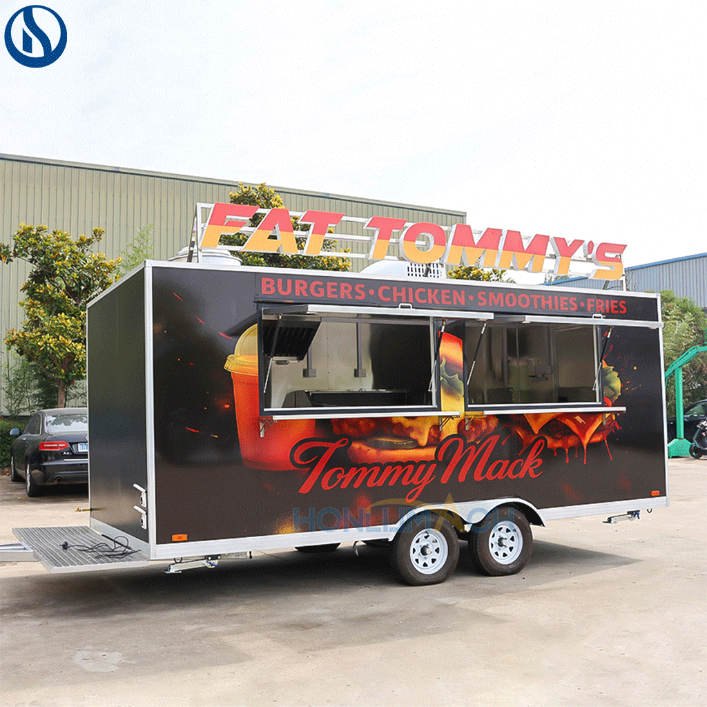 16.4ft Mobile Food Truck for Sale in North Macedonia - Image 4