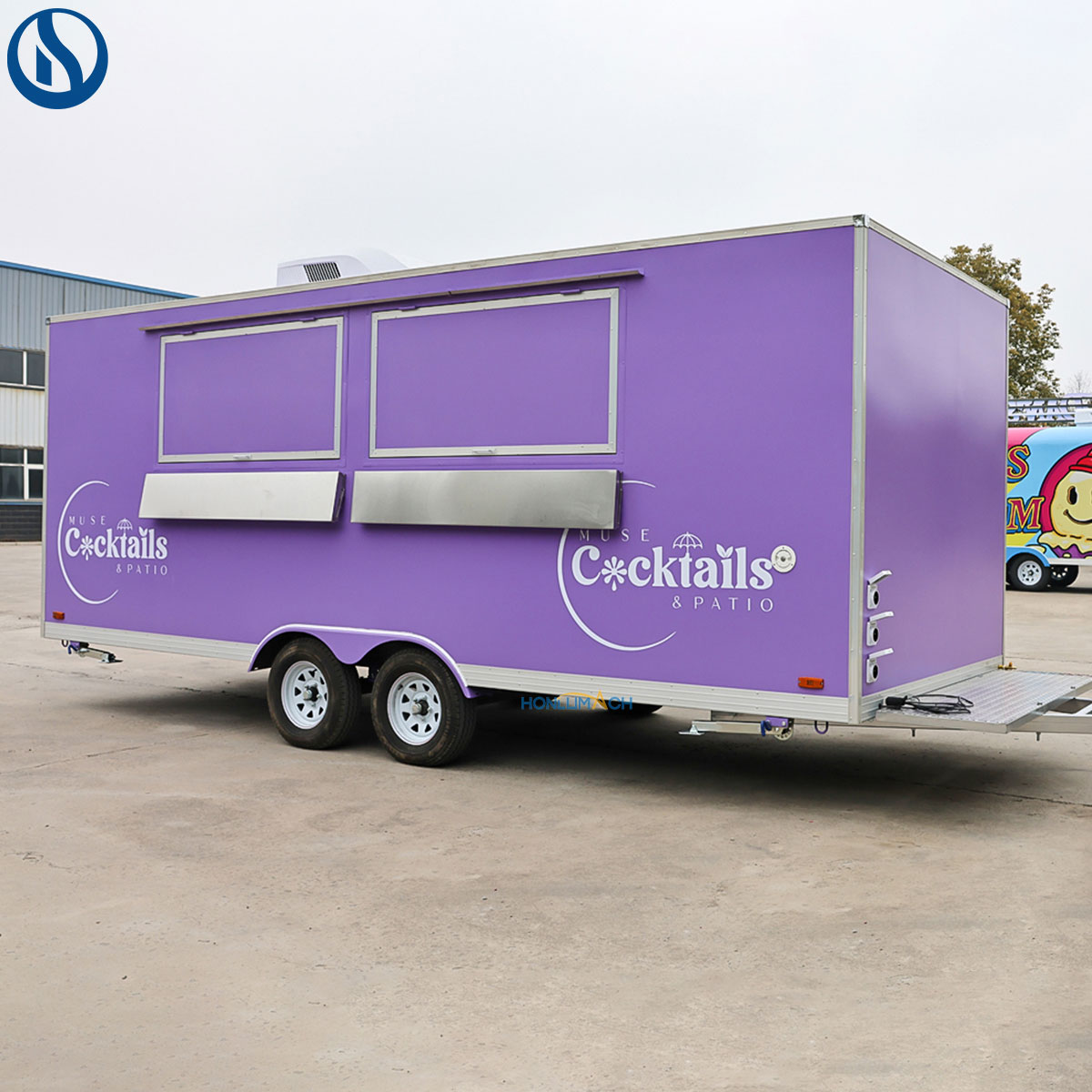Ukraine Custom18ft Food Trailer for Sale – CE Certified Mobile Catering Trailer - Image 3