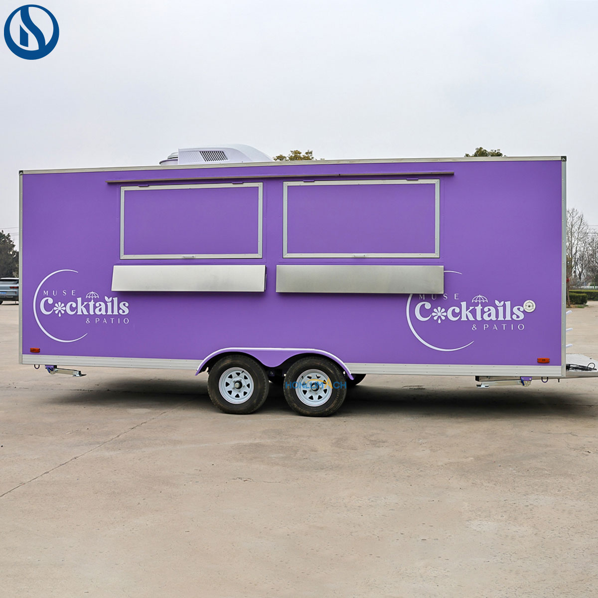 Ukraine Custom18ft Food Trailer for Sale – CE Certified Mobile Catering Trailer - Image 2
