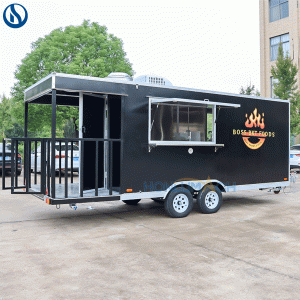 18.7ft Mobile Food Truck for Sale in Albania