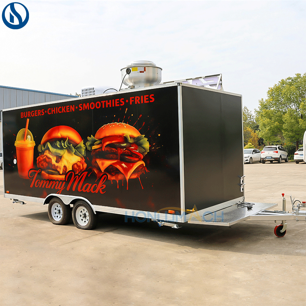 16.4ft Mobile Food Truck for Sale in North Macedonia - Image 5