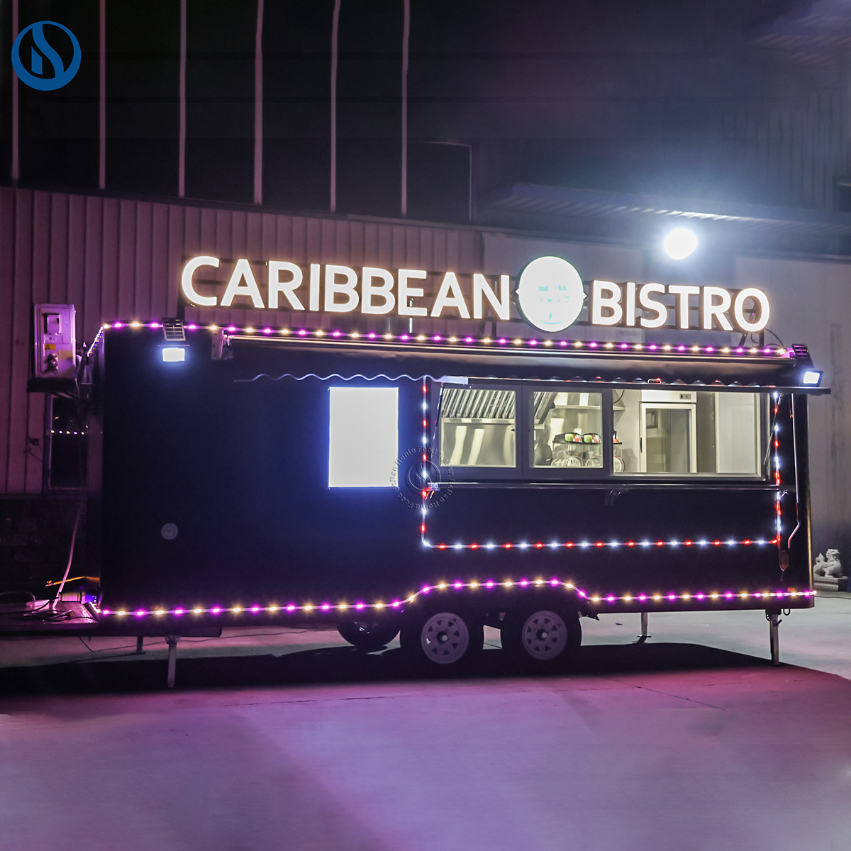 16.4ft Mobile Food Truck for Sale in Bulgaria CE & EU Certified Mobile Catering - Image 11