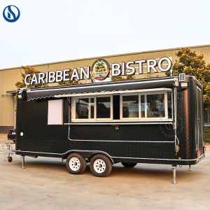 16.4ft Mobile Food Truck for Sale in Bulgaria CE & EU Certified Mobile Catering