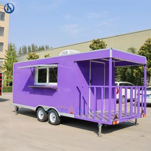 18.7ft Custom Food Truck for Sale in Finland | CE Certified Mobile Food Truck