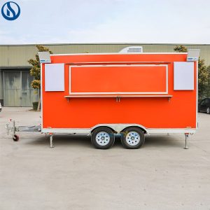 Mobile Food Trailer for Sale in Lithuania | Custom Food Truck CE Certified