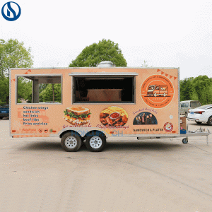 16.4ft Custom Food Truck for Sale Canada | Fully Equipped Mobile Kitchen Trailer