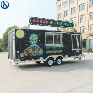 Фудтрак для Бургеров 18.4ft | Кастомный Hamburger Food Truck на Заказ