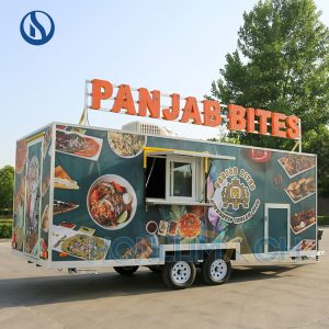 18ft Mobile Food Truck for Sale in Australia | Custom Burger Food Trailer