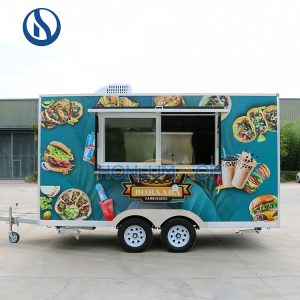 13ft Custom Food Truck for Sale in Czech Republic