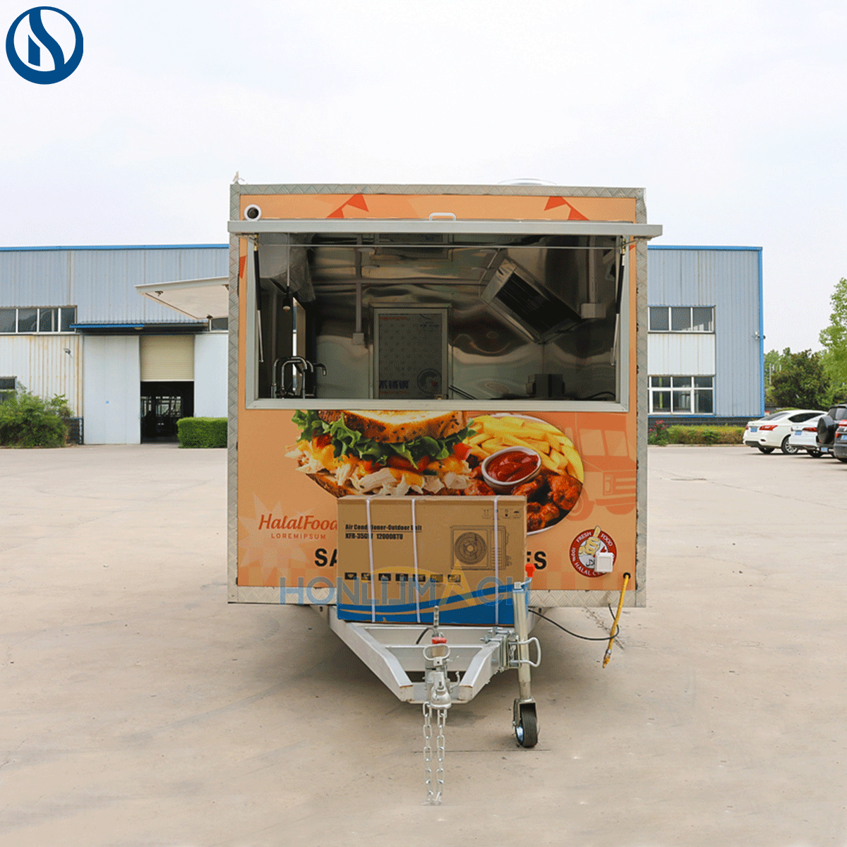 16.4ft Custom Food Truck for Sale Canada | Fully Equipped Mobile Kitchen Trailer - Зображення 4