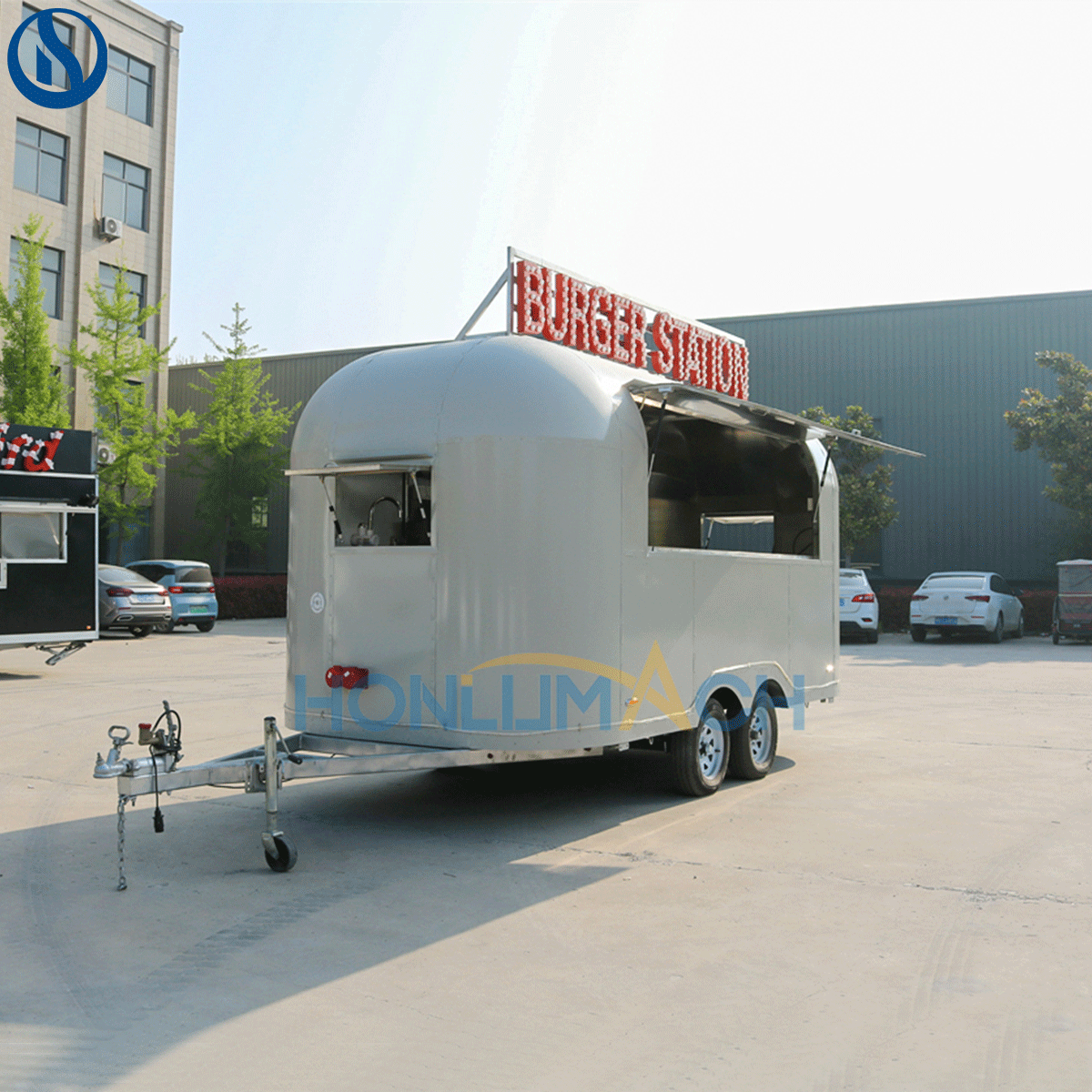 Custom Mobile Food Truck for Sale in Greece | Fully Equipped CE Certified Street Food Trailer (3m–11m) - Слика 8