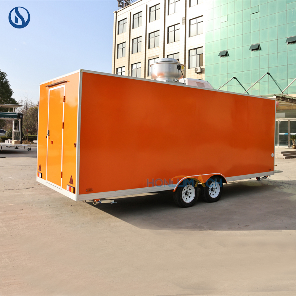 18ft Custom Food Truck for Sale in USA | Fully Equipped Mobile Kitchen Trailer - Image 8