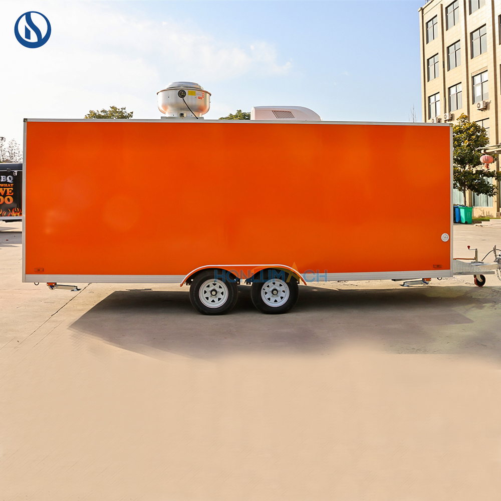 18ft Custom Food Truck for Sale in USA | Fully Equipped Mobile Kitchen Trailer - Image 7