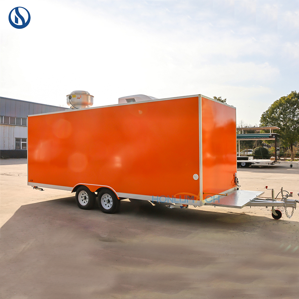 18ft Custom Food Truck for Sale in USA | Fully Equipped Mobile Kitchen Trailer - Image 6