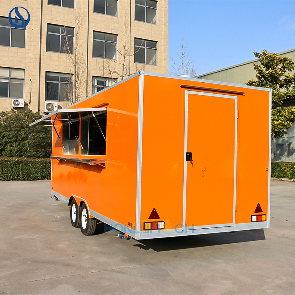 18ft Custom Food Truck for Sale in USA | Fully Equipped Mobile Kitchen Trailer - Image 9