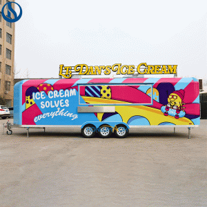 29.5ft Custom Ice Cream Food Truck for Canada – Fully Equipped Mobile Business Trailer