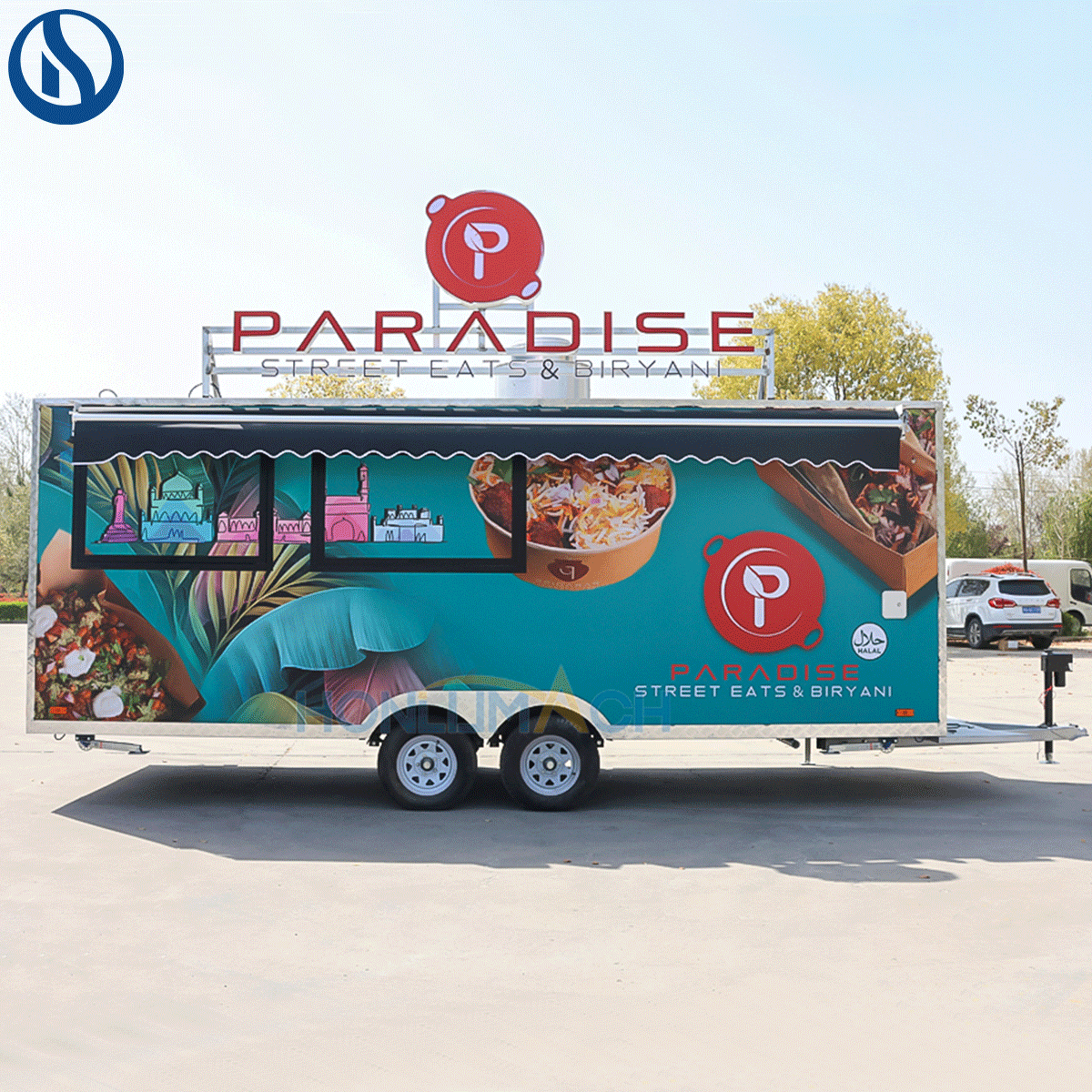 18.4FT Custom Mobile Food Truck for Serbia & Europe - Imagen 2