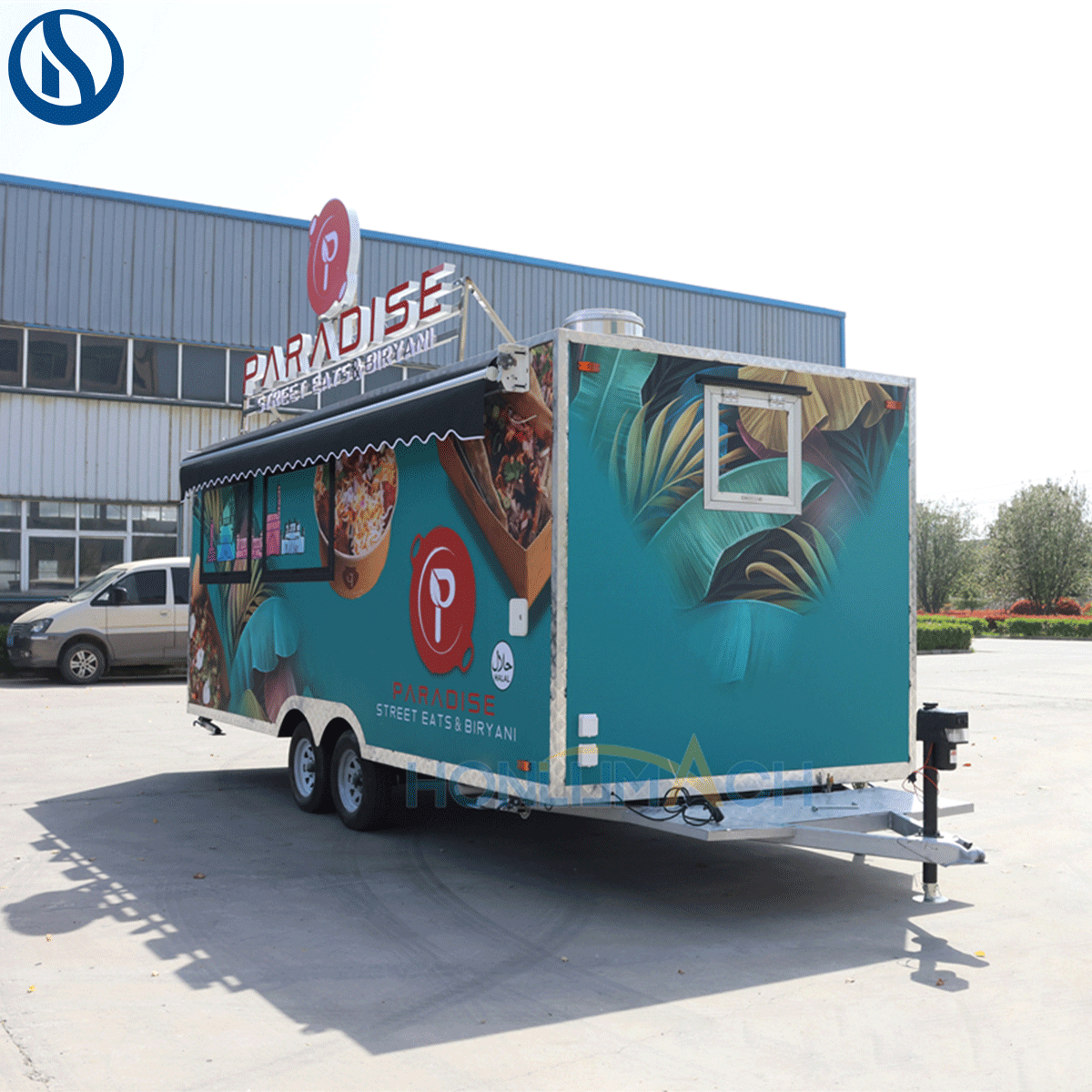 18.4FT Custom Mobile Food Truck for Serbia & Europe - Imagen 4