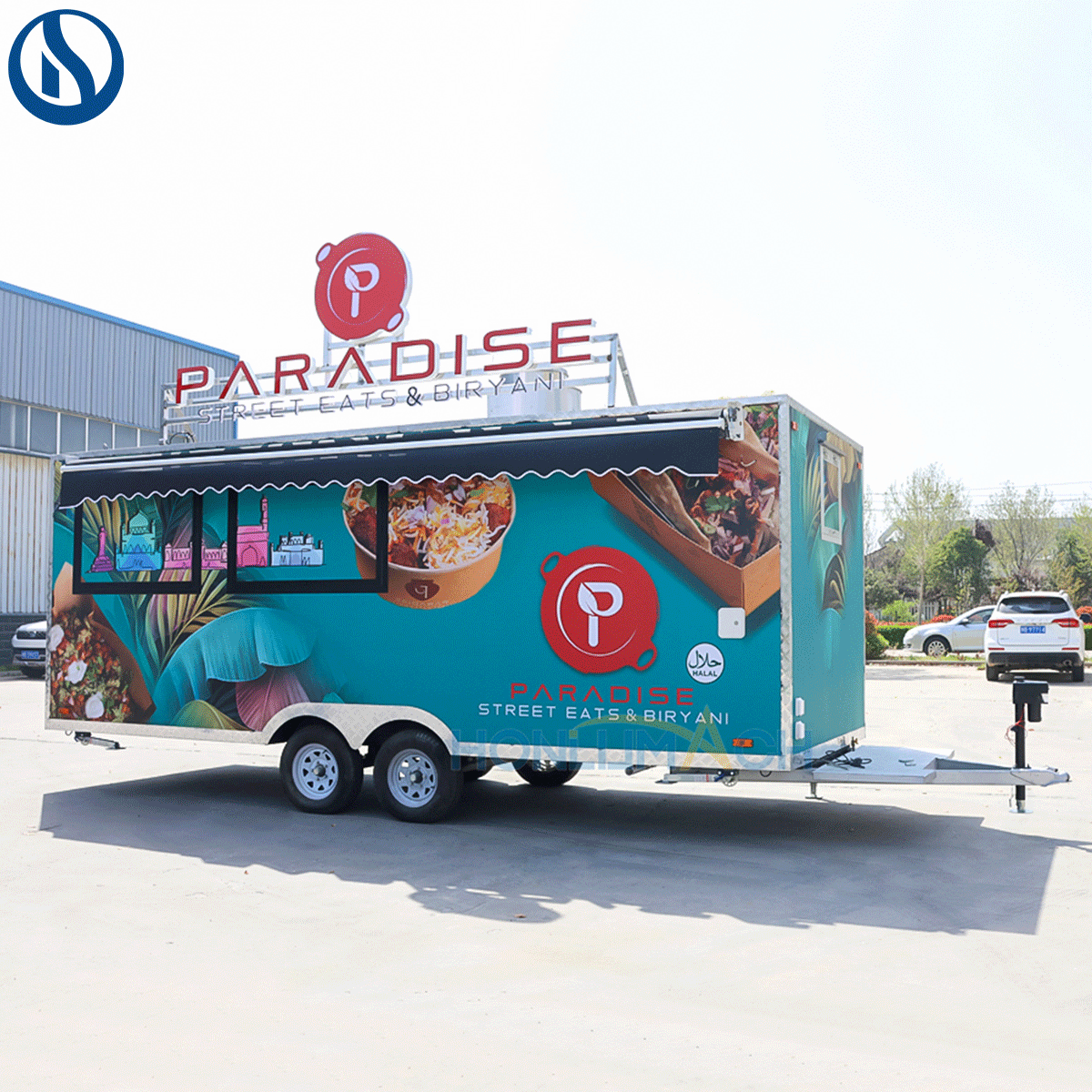 18.4FT Custom Mobile Food Truck for Serbia & Europe - Imagen 3