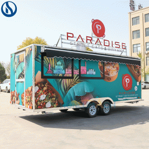 18,4FT Custom Mobile Food Truck pro Srbsko a Evropu