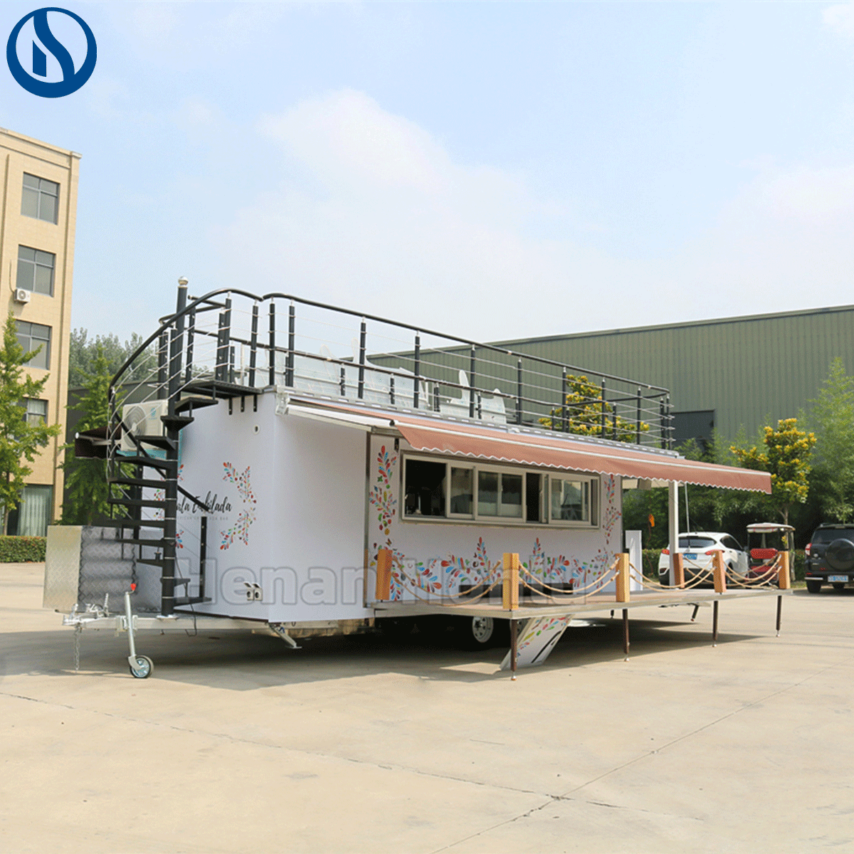 26FT Custom Double Decker Coffee Truck for Australia | Mobile Coffee Trailer - slika 3