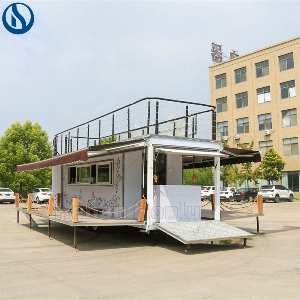 26FT Custom Double Decker Coffee Truck for Australia | Mobile Coffee Trailer - slika 10