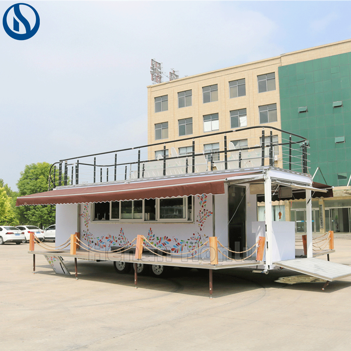 26FT Custom Double Decker Coffee Truck for Australia | Mobile Coffee Trailer - slika 2