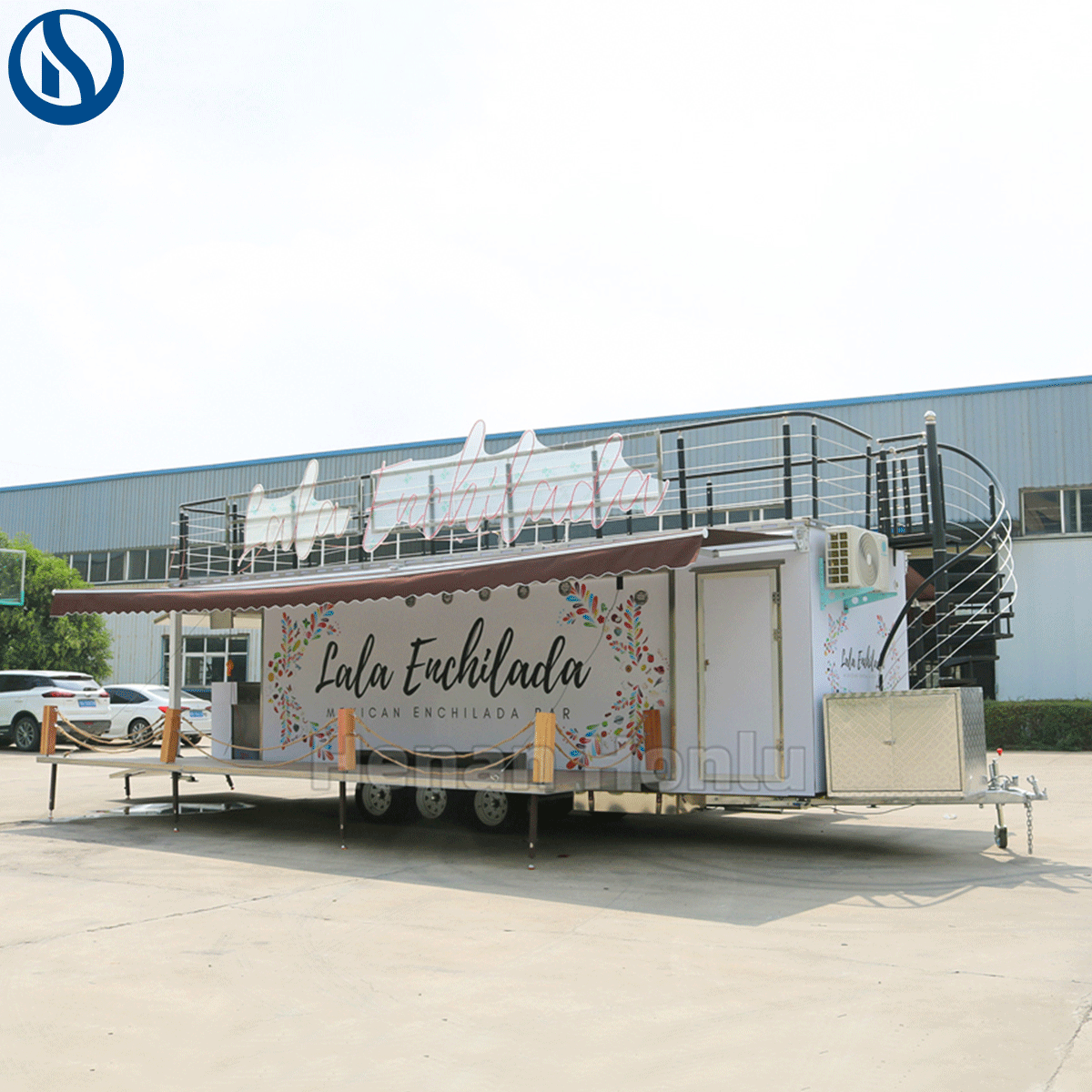 26FT Custom Double Decker Coffee Truck for Australia | Mobile Coffee Trailer - slika 6
