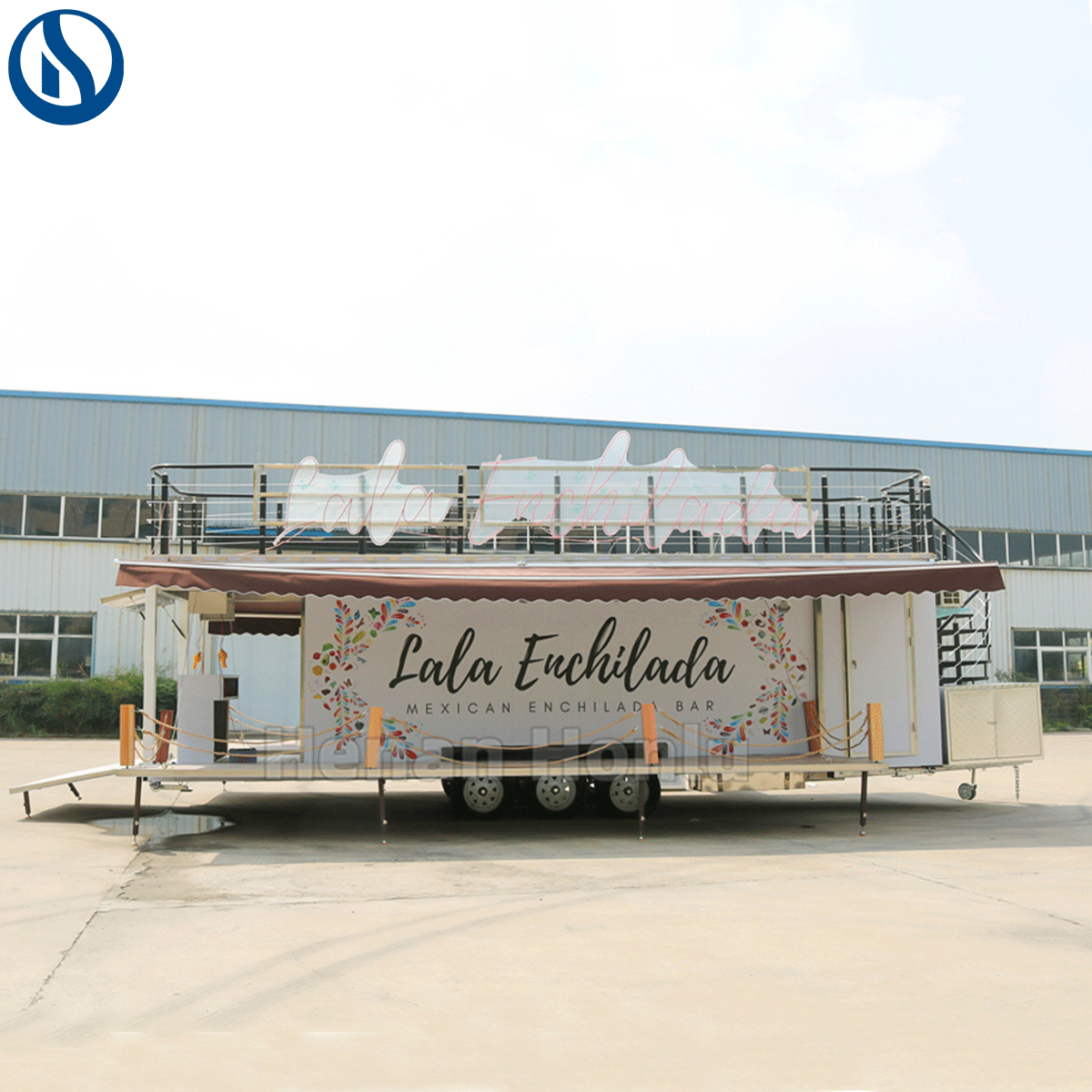 26FT Custom Double Decker Coffee Truck for Australia | Mobile Coffee Trailer - slika 7