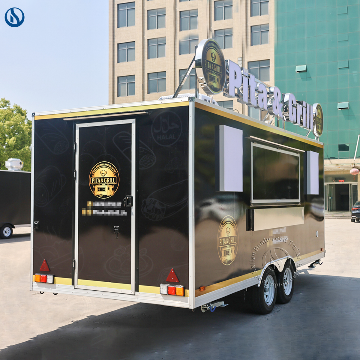 16.4ft Custom Food Truck for Denmark | CE-Certified Mobile Kitchen for Fast Food Businesses - Image 9