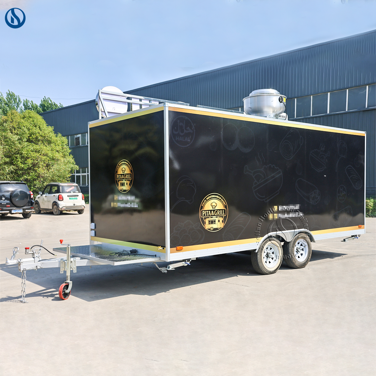 16.4ft Custom Food Truck for Denmark | CE-Certified Mobile Kitchen for Fast Food Businesses - Image 6