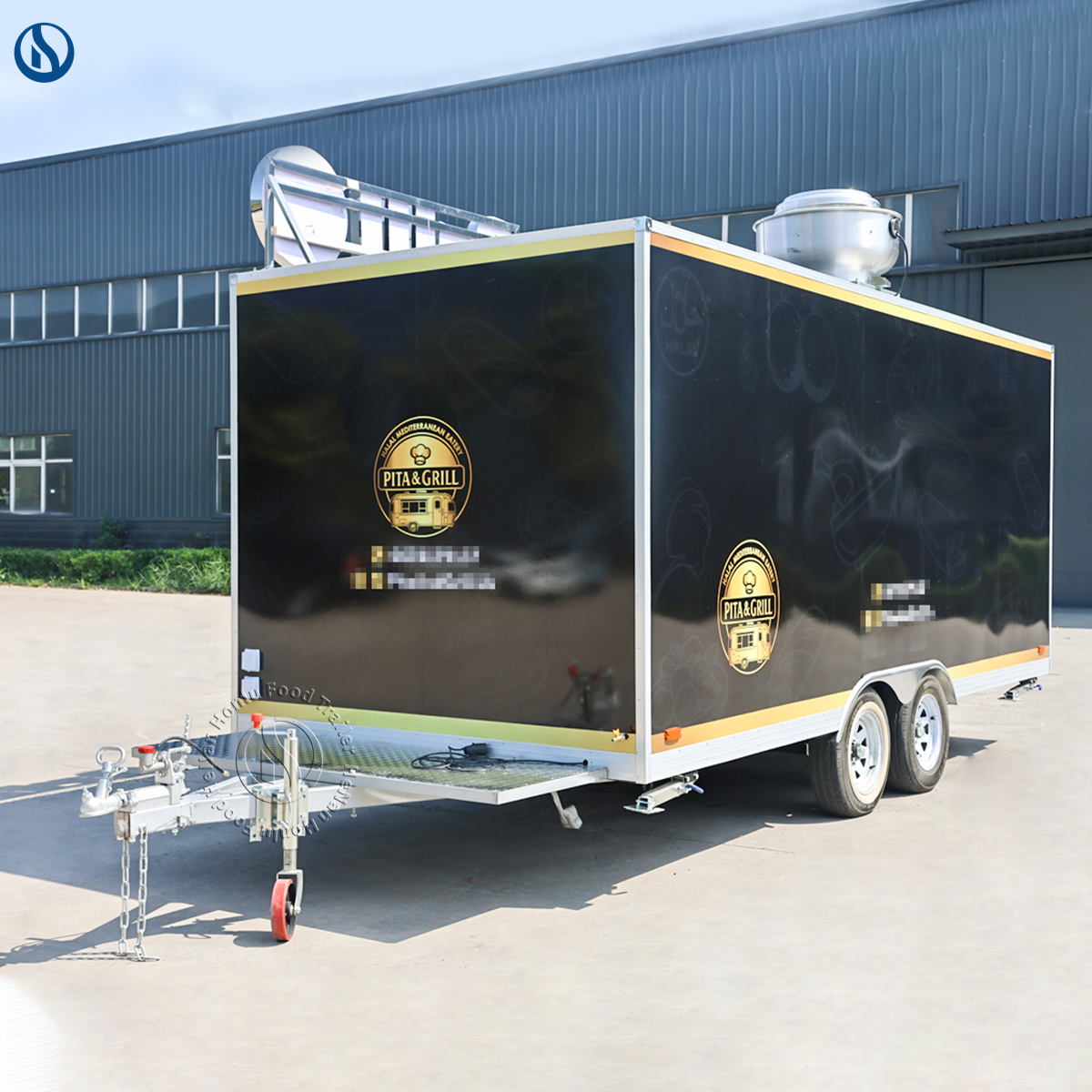 16.4ft Custom Food Truck for Denmark | CE-Certified Mobile Kitchen for Fast Food Businesses - Image 5