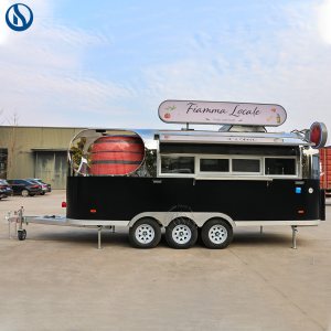 Professional Pizza Food Truck 18.7ft for Street Food Business in Europe