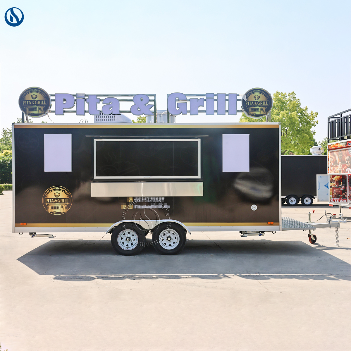 16.4ft Custom Food Truck for Denmark | CE-Certified Mobile Kitchen for Fast Food Businesses - Image 11