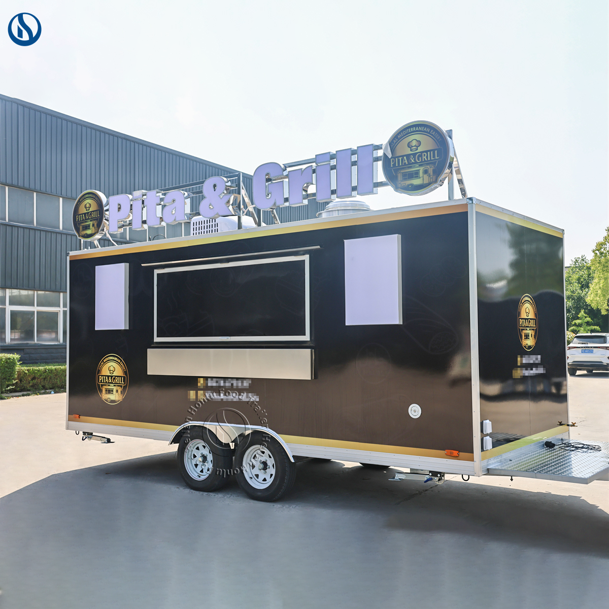 16.4ft Custom Food Truck for Denmark | CE-Certified Mobile Kitchen for Fast Food Businesses - Image 3