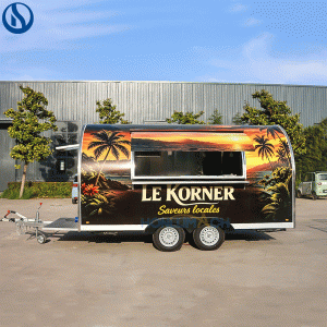 13ft Mobile Food Truck For Sale in Slovenia-Customized Food Trailers — Compliant with EU Standards