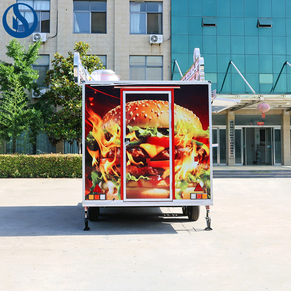 13.2ft Custom Fast Food Truck for USA | Fully Equipped Mobile Kitchen for Burgers, Pizza & Street Food - Image 5