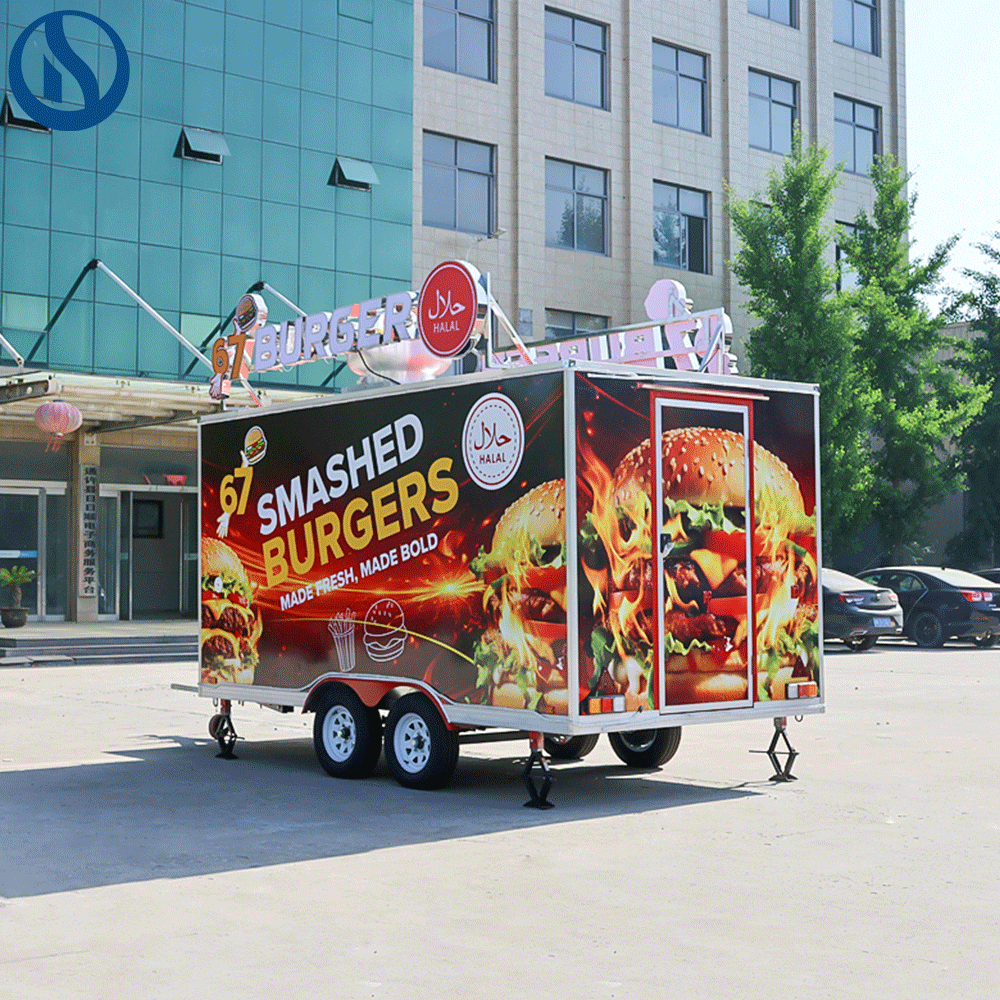13.2ft Custom Fast Food Truck for USA | Fully Equipped Mobile Kitchen for Burgers, Pizza & Street Food - Image 8
