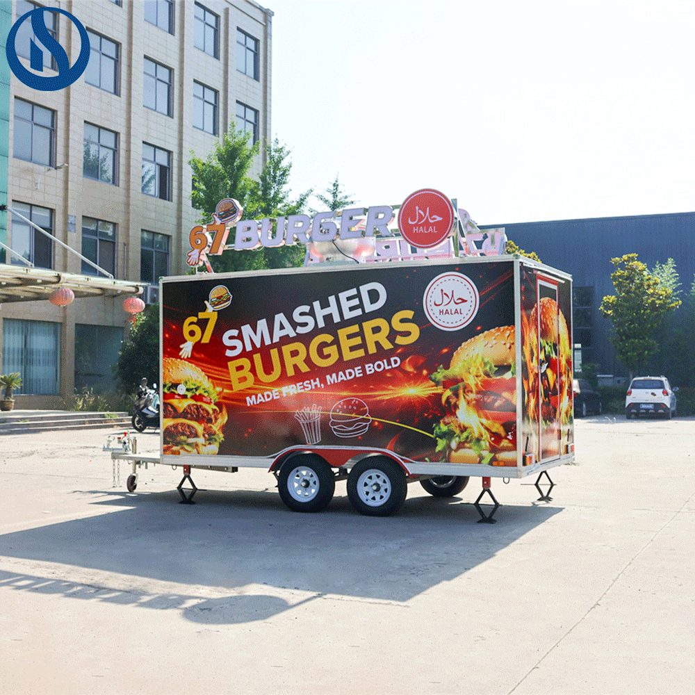 13.2ft Custom Fast Food Truck for USA | Fully Equipped Mobile Kitchen for Burgers, Pizza & Street Food - Image 9