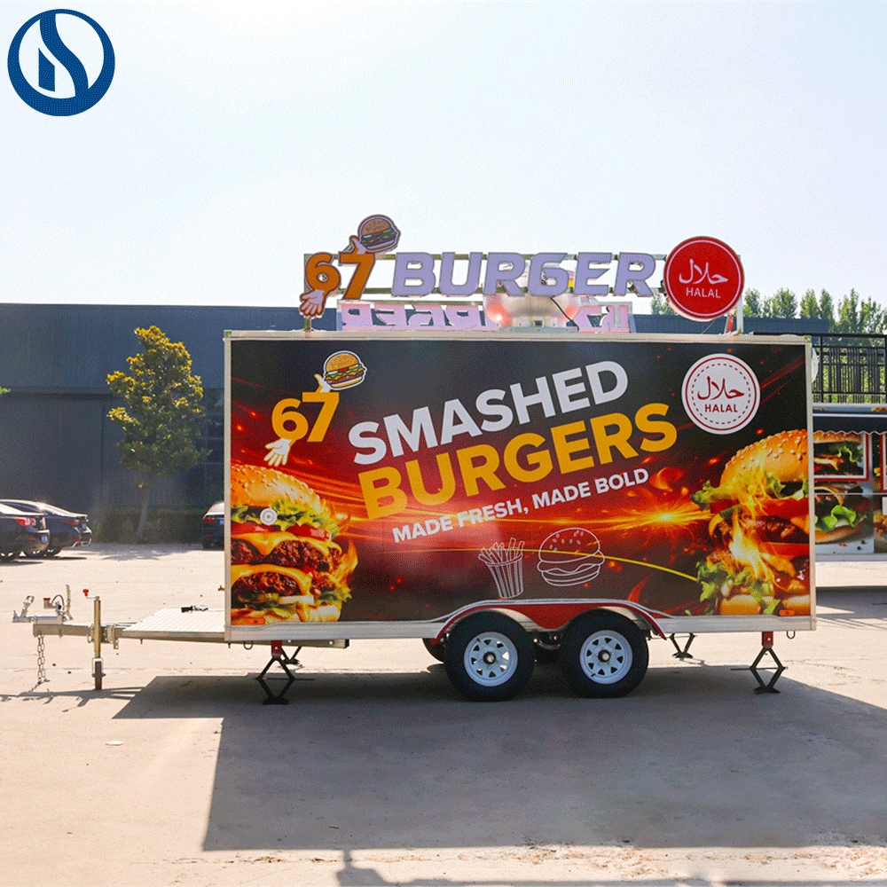 13.2ft Custom Fast Food Truck for USA | Fully Equipped Mobile Kitchen for Burgers, Pizza & Street Food - Image 7