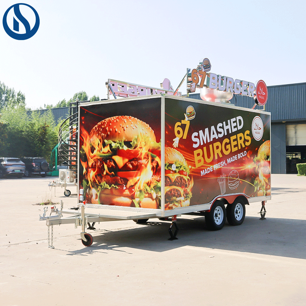 13.2ft Custom Fast Food Truck for USA | Fully Equipped Mobile Kitchen for Burgers, Pizza & Street Food - Image 6