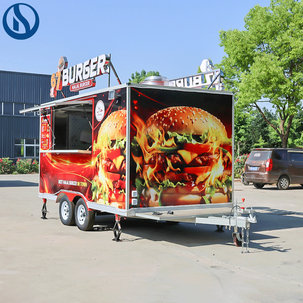 13.2ft Custom Fast Food Truck for USA | Fully Equipped Mobile Kitchen for Burgers, Pizza & Street Food - Image 4