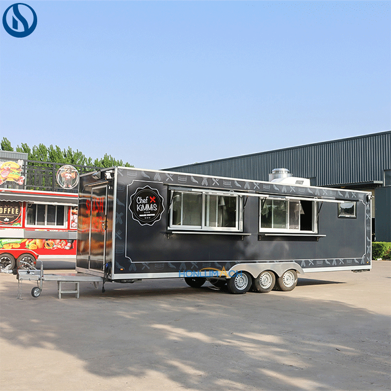 Custom 26.2ft Mobile Food Trailer Built for European Street Food Businesses - Image 3