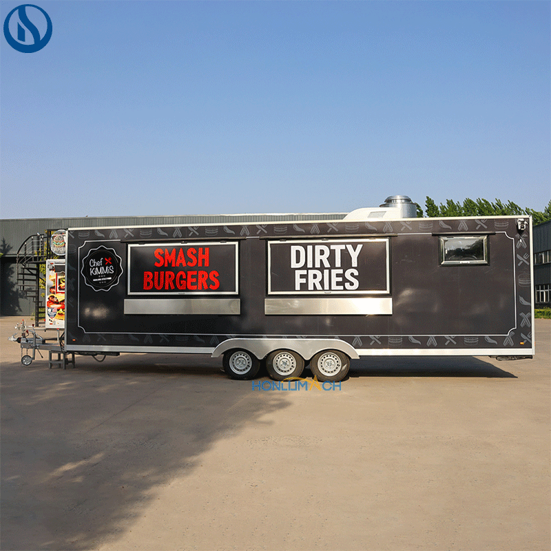 Custom 26.2ft Mobile Food Trailer Built for European Street Food Businesses - Image 2